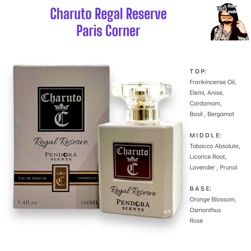 Charuto Regal Reserve 100ml. Edp - Paris Corner