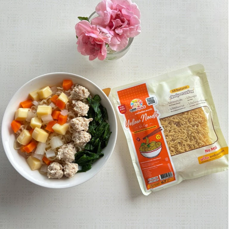 C999 แคร์ช้อยส์ เส้นพาสต้าผสมผักรวม และบะหมี่ผสมผักและสาหร่าย สำหรับเด็ก 8 เดือนขึ้นไป thumbnail 8