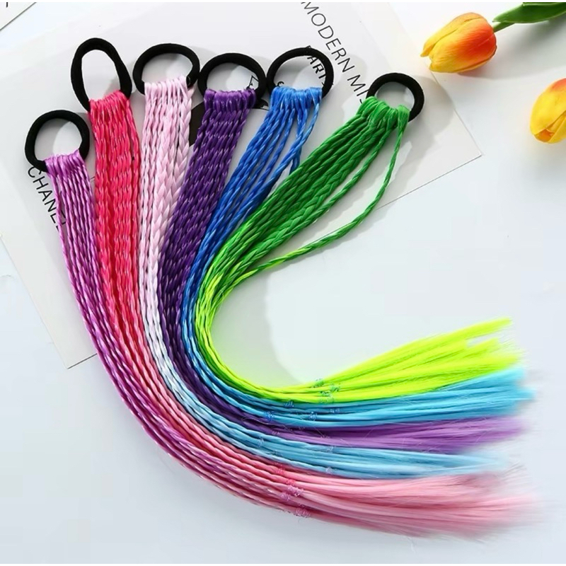 ผมเปีย8เส้น หลากสีพร้อมส่ง