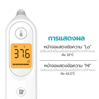 Simple Health เครื่องวัดไข้ดิจิทัล Infrared Thermometer รุ่น YHT101 ไม่สัมผัส วัดเร็ว 1 วินาที จอ LCD รับประกัน 2ปี