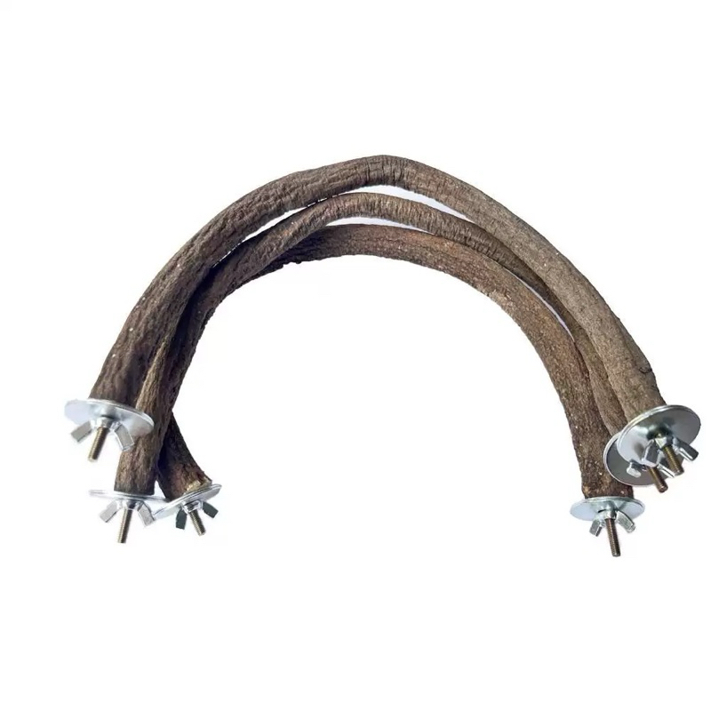 A-44 คอนไม้ธรรมชาติ คอนนก [แบบตัว U] 20cm