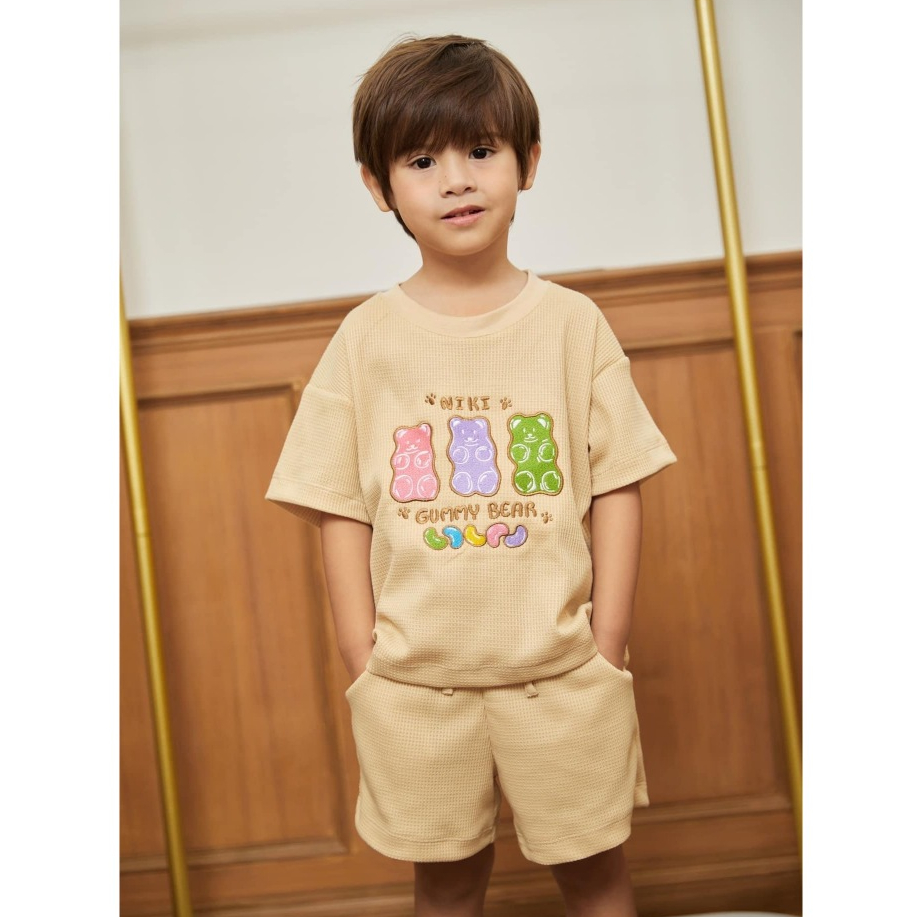 NIKI BEBE รุ่น Gummy Bear ชุดเสื้อกางเกงเด็กผู้ชาย