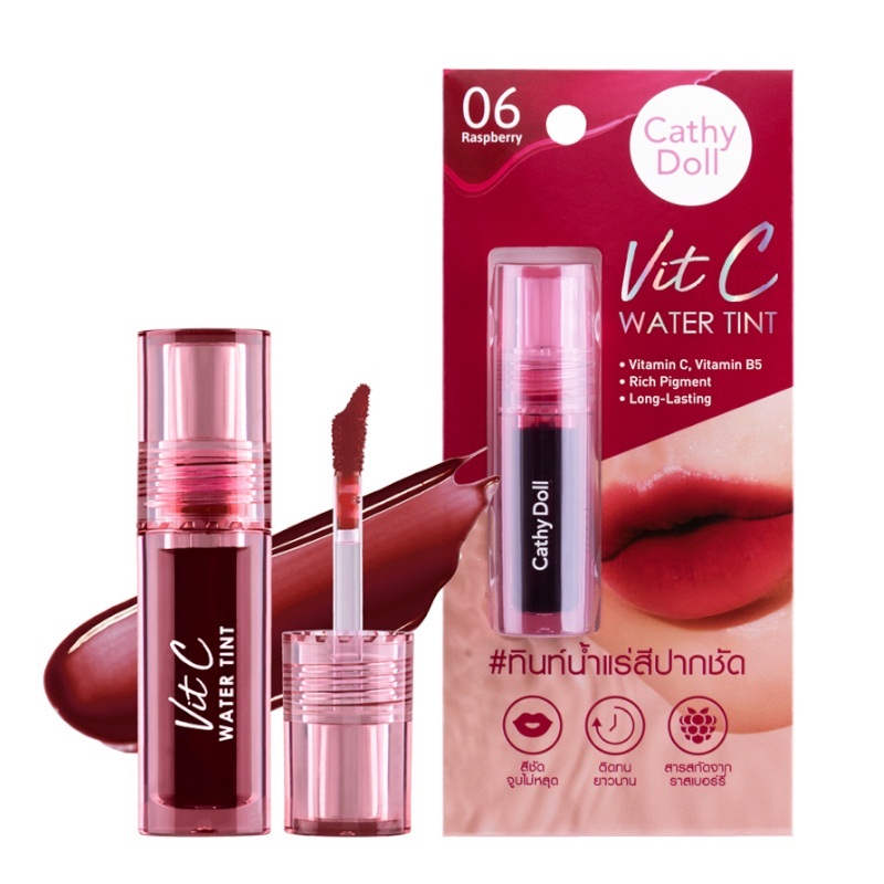 Cathy Doll วิทซีวอเตอร์ทินท์ 2.7g COVER MATTE (เครื่องสำอาง,ลิป ,ลิปทินท์)