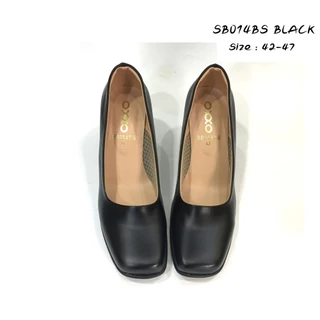 prettycomfort รองเท้าคัทชู รับปริญญา งานราชการ หญิง ขนาดปกติ ส้นสูง3นิ้ว หนังนิ่ม ใส่สบาย SB014