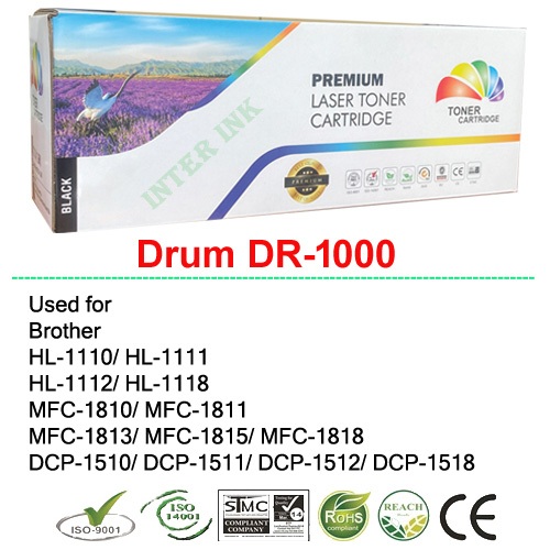 ดรัมเทียบเท่า Drum Brother DR-1000 สำหรับ Brother HL-1110/ HL-1111/ HL-1112/ HL-1118 (10K) Color Box