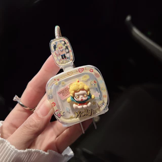 ชุดถนอมสายชาร์สำหรับ ไอโฟน ชุดเเต่งสาย สำหรับ สายชาร์จ 20วัต เคสหัวชาร์จ Adapter 20w กันสายหัก ลายการ์ตูน 35W