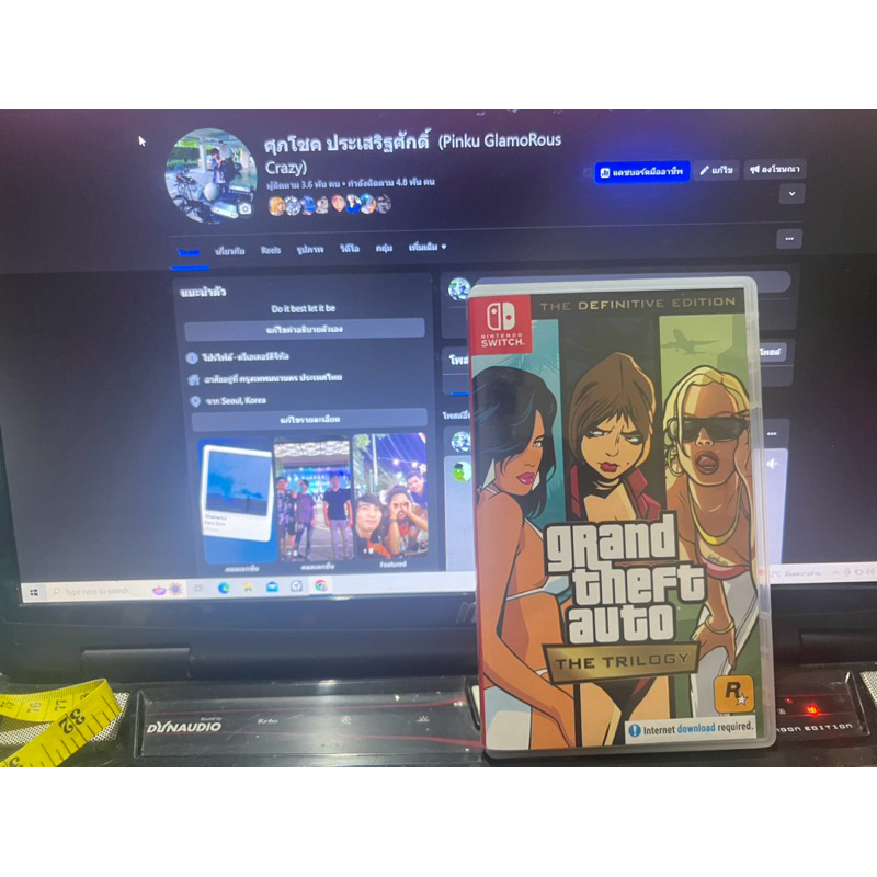 Nintendo Switch GTA trilogy US มือสองสภาพสวย