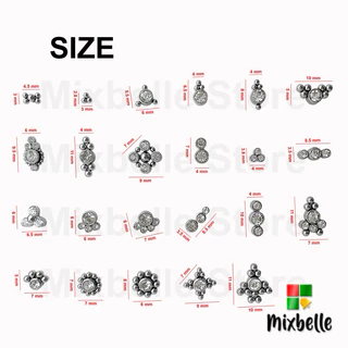 จิวสแตนเลสแท้ 316L ใส่ Helix, Flat, Conch ไม่ลอก ไม่ดำ สำหรับผิวแพ้ง่าย Earrings [รหัส GD2]