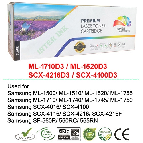 ตลับหมึก Samsung ML-1500 / ML-1510 / ML-1520 / ML-1755 / ML-1710 / ML-1740 / ML-1745 / ML-1750 (ML-1