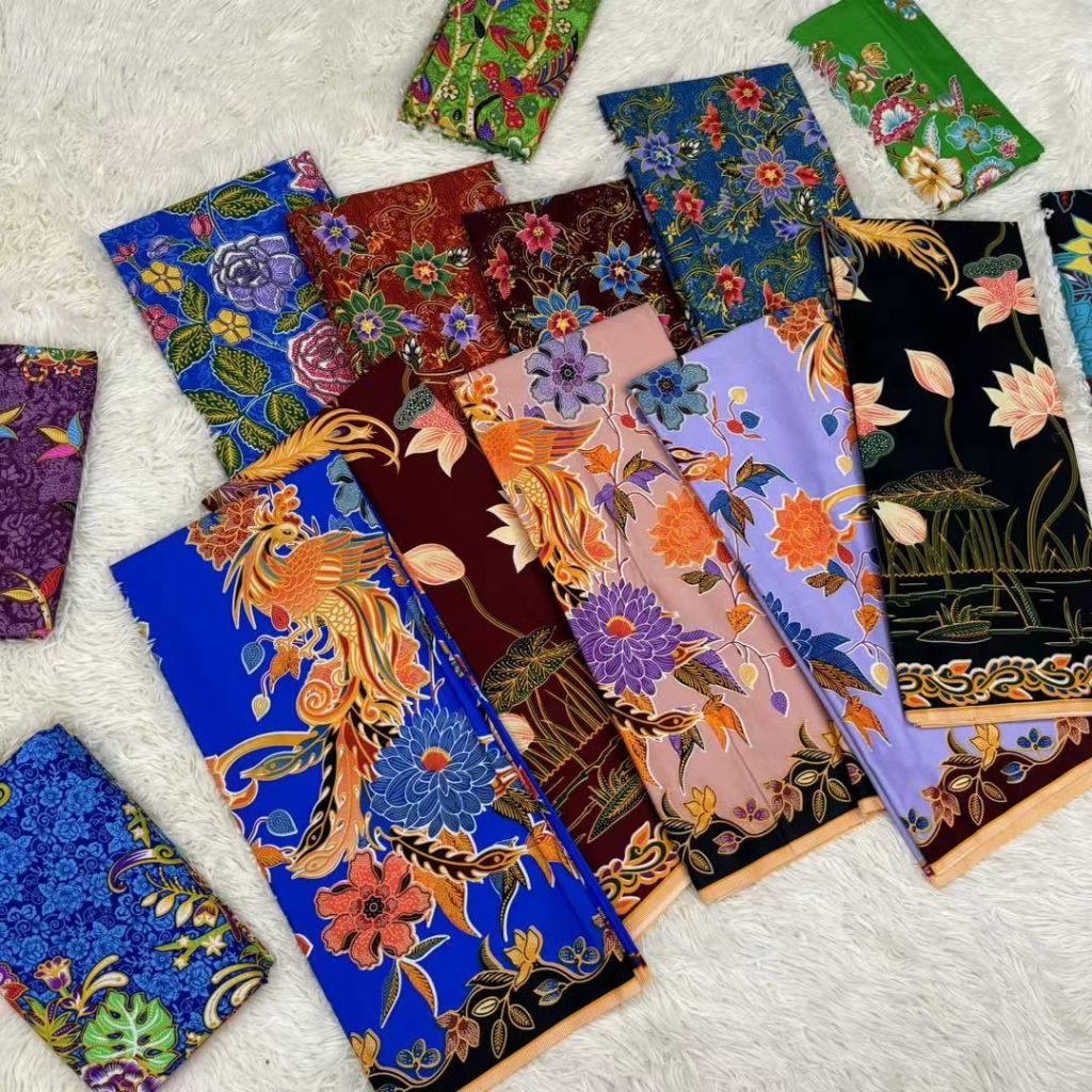 สั่งผสมสี 10 สี ผ้าถุง ผ้าถุงลายดอก ผ้าปาเต๊ะ