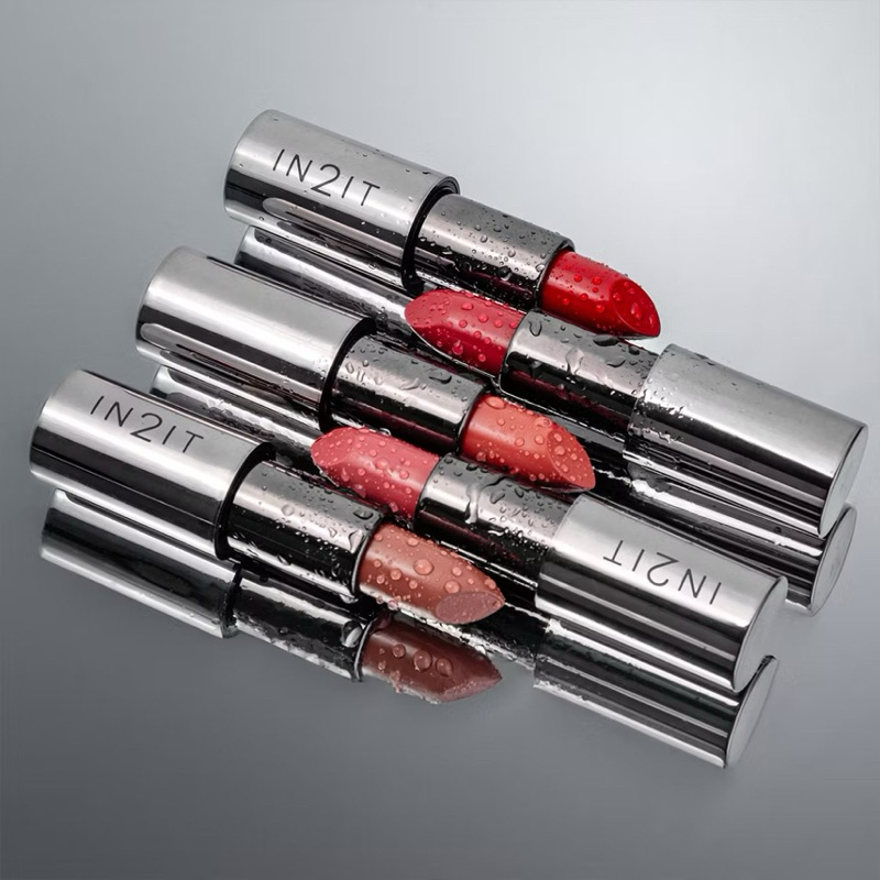 (ไม่มีกล่อง) IN2IT Lavish Satin Lipstick - ลิปสติกเนื้อกำมะหยี่ [LSL]