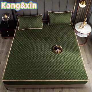 ผ้าปูที่นอนเสริมใยนุ่ม (เนื้อผ้า3ชั้น) รัดมุม360องศา พร้อมส่ง