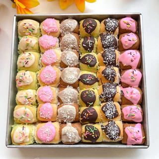 ขนมปังแพสูตรนมสดไซส์ XXS แพละ 48 ชิ้น ชิ้นละ 6-8 กรัม ไปรษณีย์ไทย สามารถสั่งได้8แพค ต่อ1คำสั่งซื้อ