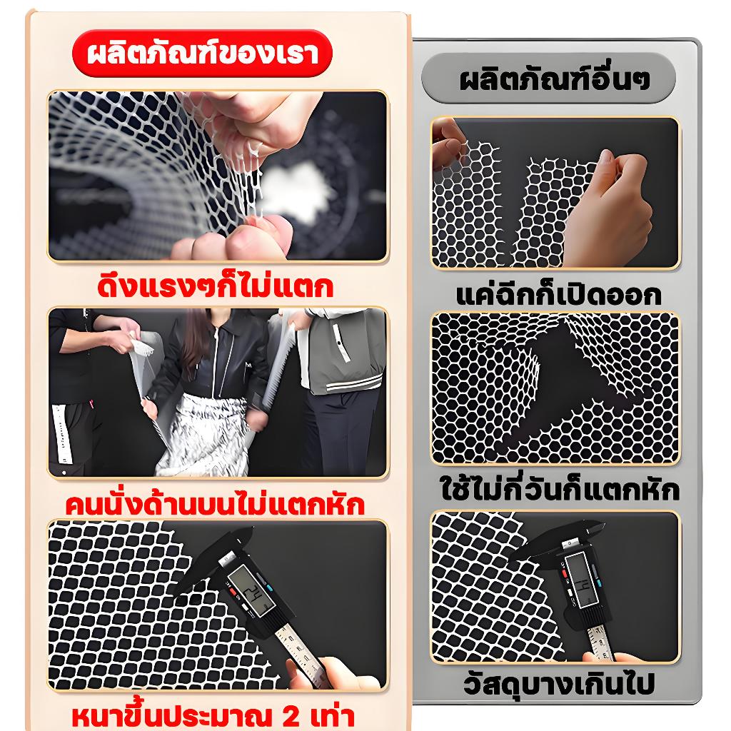 รับน้ำหนัก9000KG Carsrani ที่กั้นล้อมรั้ว ตาข่ายพีวีซี ตาข่ายPVC กว้าง 30/50/80mm ตาข่ายป้องกัน ล้อมรั้ว ตาข่ายพลาสติก - รูปที่ 4