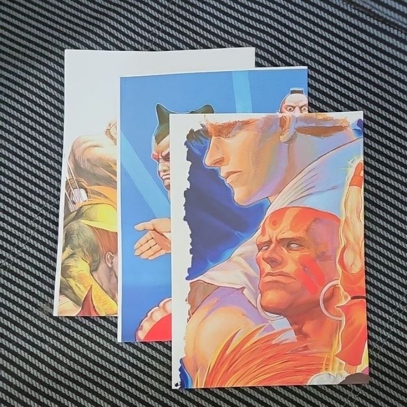 โปสเตอร์ street fighter II (มี 3 แบบให้สะสม)