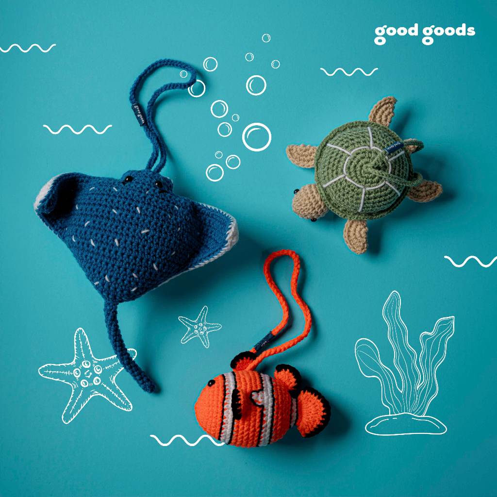 พวงกุญแจสัตว์น้ำ Good Goods