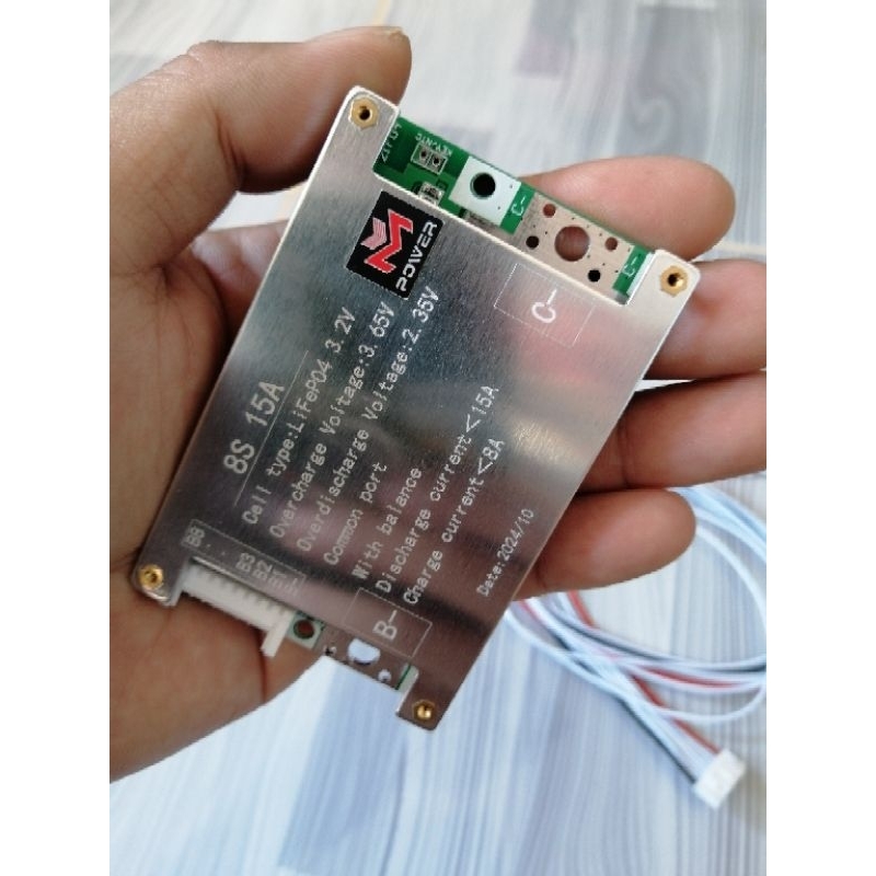 bms​ 8s.25.6v​ mpower​แบตลิเธียม​ฟอ​ส​เฟส3.2v