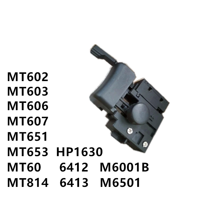 สวิทซ์ #3/1 สว่าน สวิทซ์สว่าน ยี่ห้อ Maktec และ Makita รุ่น MT602, MT603, MT606, MT607, MT651, MT653, MT814, HP1630