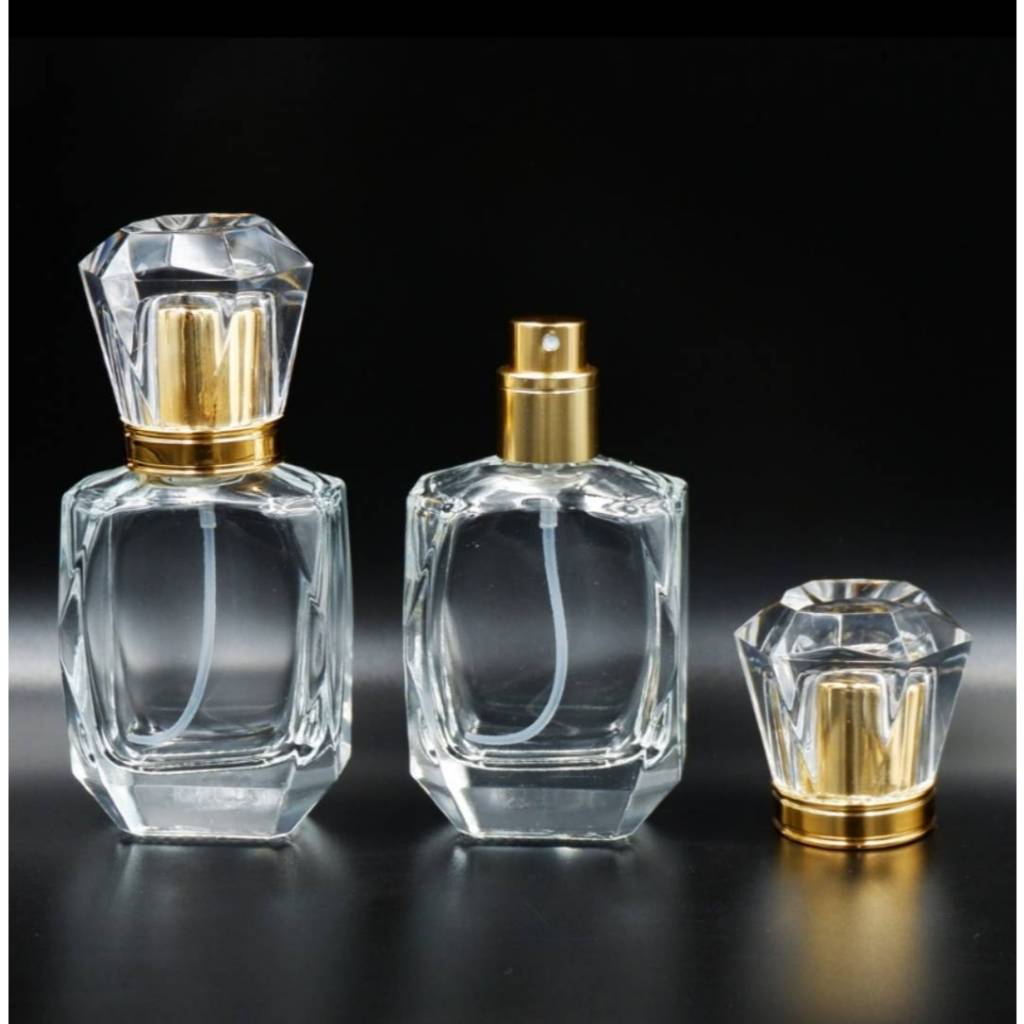 [1 ขวด] ขวดน้ำหอม ไดม่อน ฝาสีเงิน / ฝาสีทอง 30 ML.