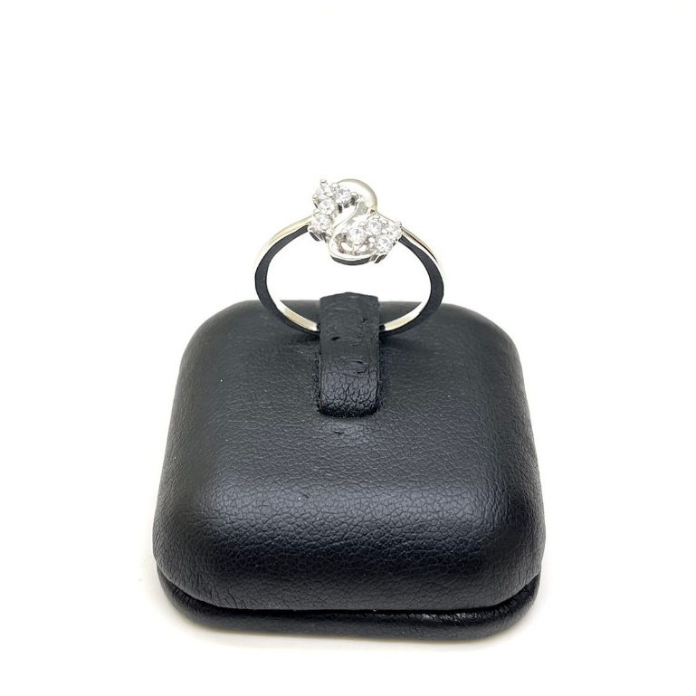 Moscowa Jewelry แหวนเงินแท้ 92.5 ฝังเพชรสวิสซี (Z) รหัส126