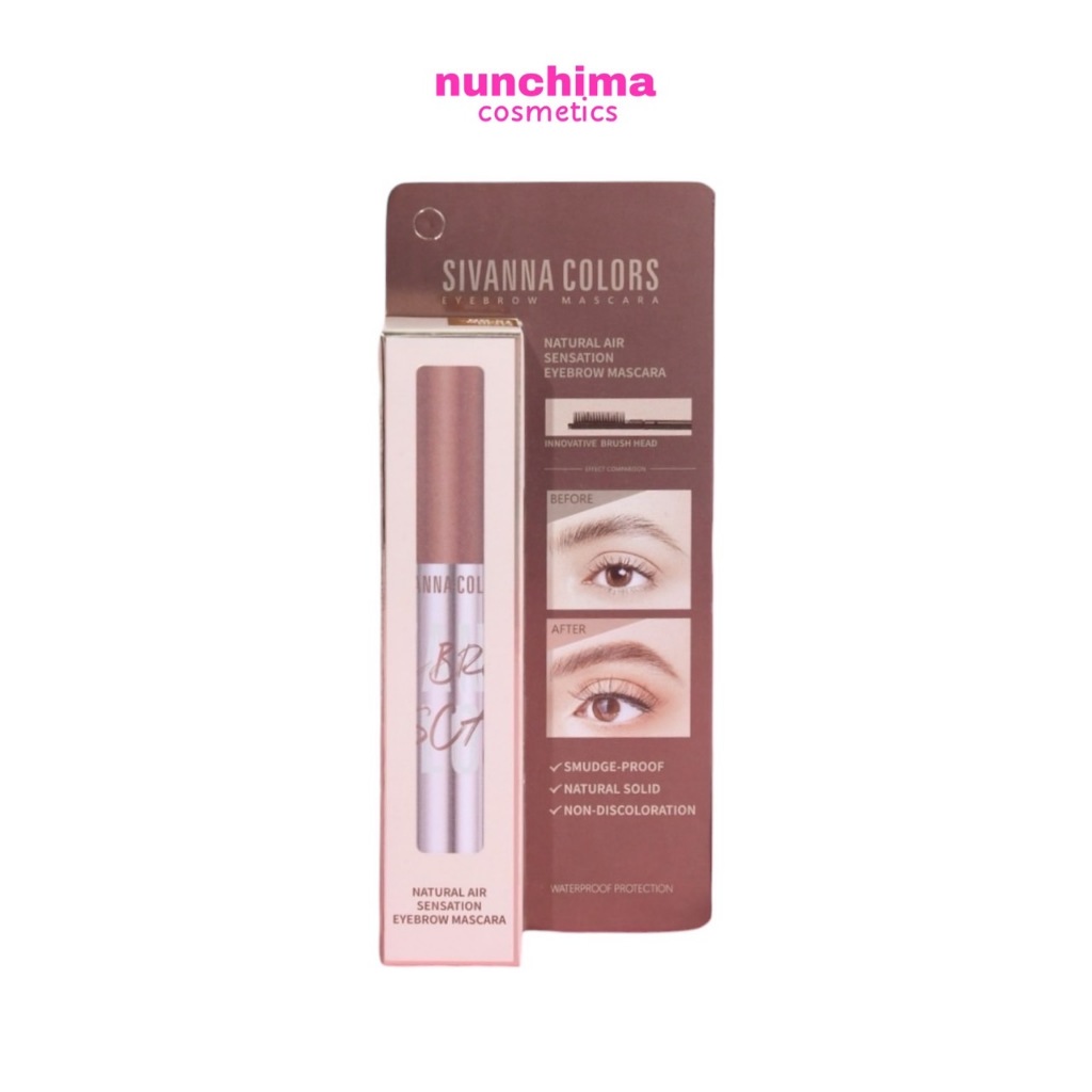 HF514 Sivanna Colors Natural Air Sensation Eyebrow Mascara ซีเวนน่า คัลเลอร์ส เนเซอรัล แอร์ เซนเซชั่น อายบราว มาสคาร่า