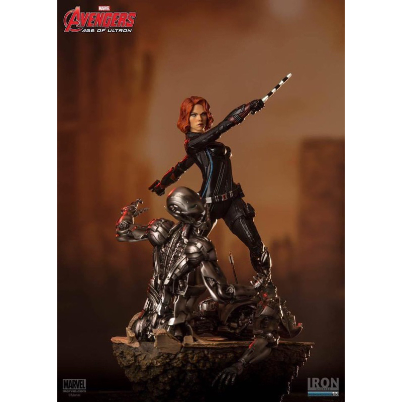 มือสอง 1/6 Black Widow marvel age of ultron Iron studios polystone statue โมเดล