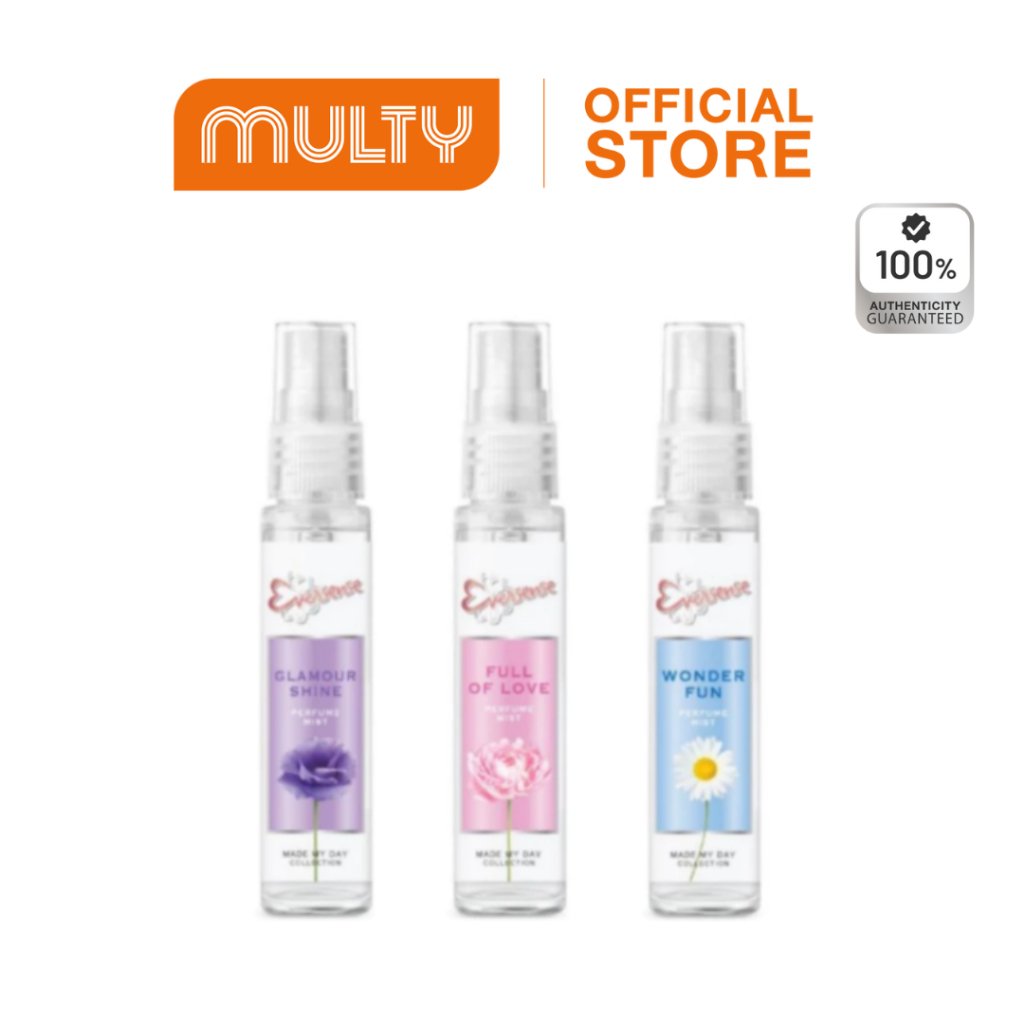 ซื้อ 2 ชิ้น ราคา 99 บาท**กด2ชิ้น เลือกสูตร**(ถึง 31/12/67)**Eversense Made My Day Collection Perfume Mist 25 ml.