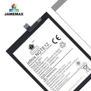 แบตเตอรี่ JAMEMAX รุ่น infinix Note11/Note12/Note12Pro Model: BL-49KX ฟรีชุดไขควง รับประกันฟรี 1 ปี