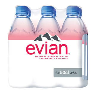 เอเวียงน้ำแร่ธรรมชาติ 500มล. ยกแพ็ค 6 ขวด