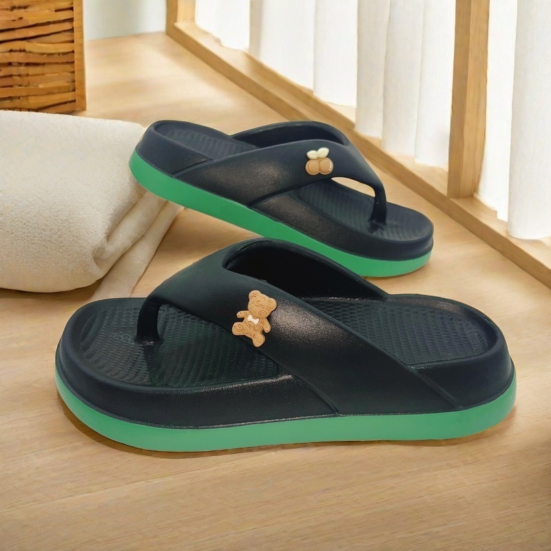 TIKP อุปกรณ์เสริมฟรี รองเท้าแตะ fitflop สำหรับผู้หญิง EVA พื้นหนา กันลื่น รองเท้าแตะลําลอง รองเท้าเต