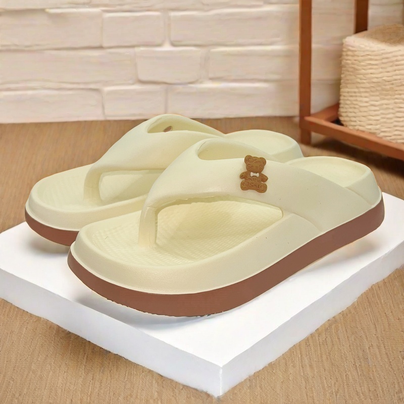 TIKP อุปกรณ์เสริมฟรี รองเท้าแตะ fitflop สำหรับผู้หญิง EVA พื้นหนา กันลื่น รองเท้าแตะลําลอง รองเท้าเต