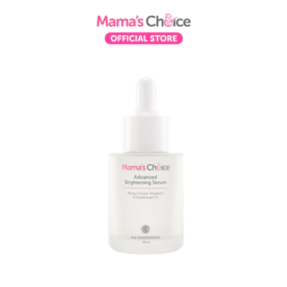 Mama's Choice เซรั่มบํารุงผิวหน้า สูตร Organic สำหรับผิวบอบบางแพ้ง่าย (30มล.) - Advanced Brightening Serum