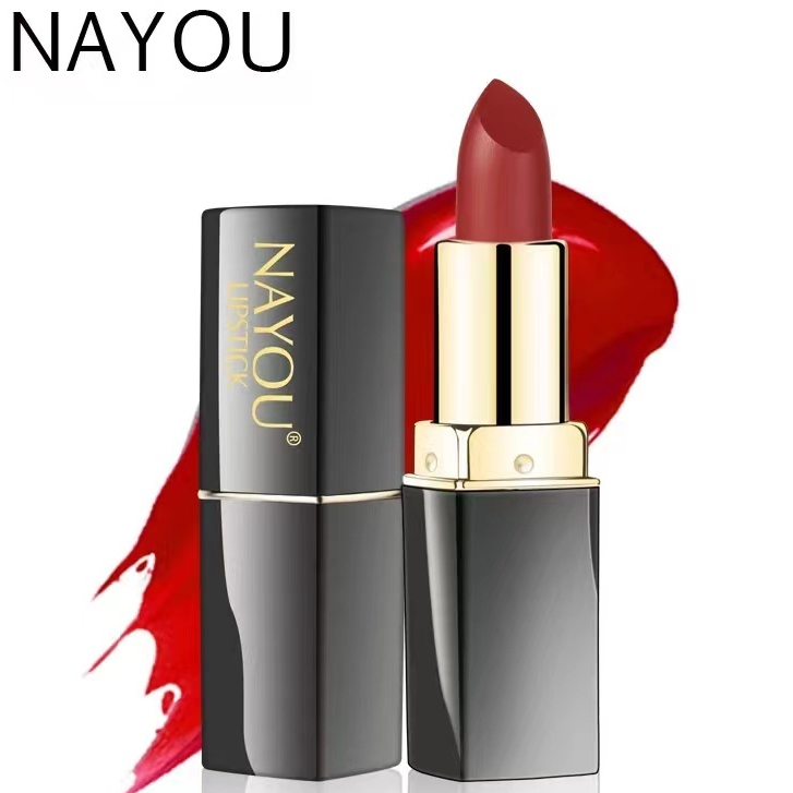 Nayou ลิปสติก กันน้ำ ชุ่มชื้น ลิปสติก ไม่จางหาย ให้ความชุ่มชื้น