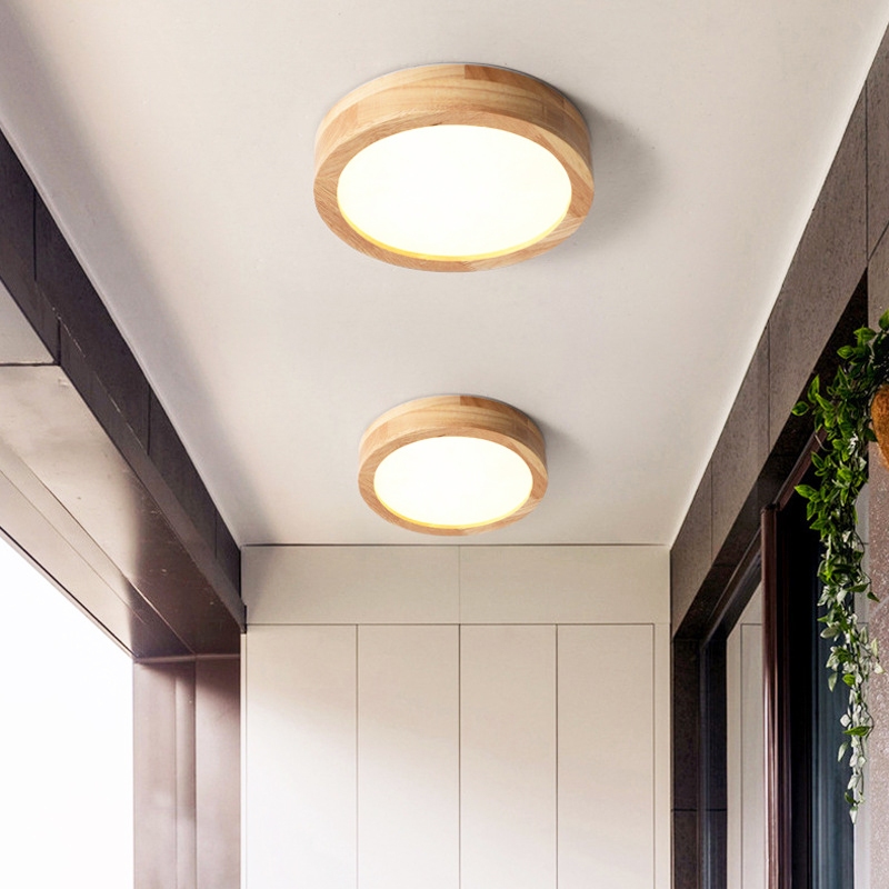 ไฟดาวน์ไลท์ ลายไม้ led ดาวไลท์ติดลอย Downlight กลม เหลี่ยม โคมไฟเพดาน ติดลอย 12W 18W 24W ไม่ต้องเจาะ แสงขาว รับประกัน3ปี