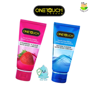 Onetouch Water-Based Lubricant เจลหล่อลื่น วันทัช กลิ่นช็อกโกแลต กลิ่นสตรอเบอรี่ กลิ่นธรรมชาติ 75 มล