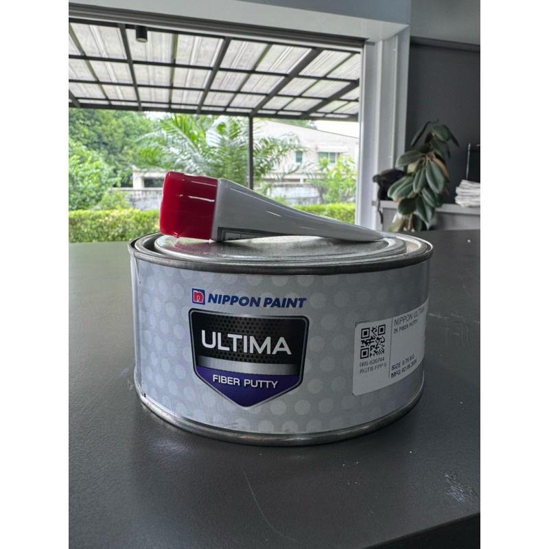 #โป้วไฟเบอร์ #นิปปอนไฟเบอร์ Ultima fiber โป้วเหล็ก โป้วพลาสติก ขนาด750กรัม