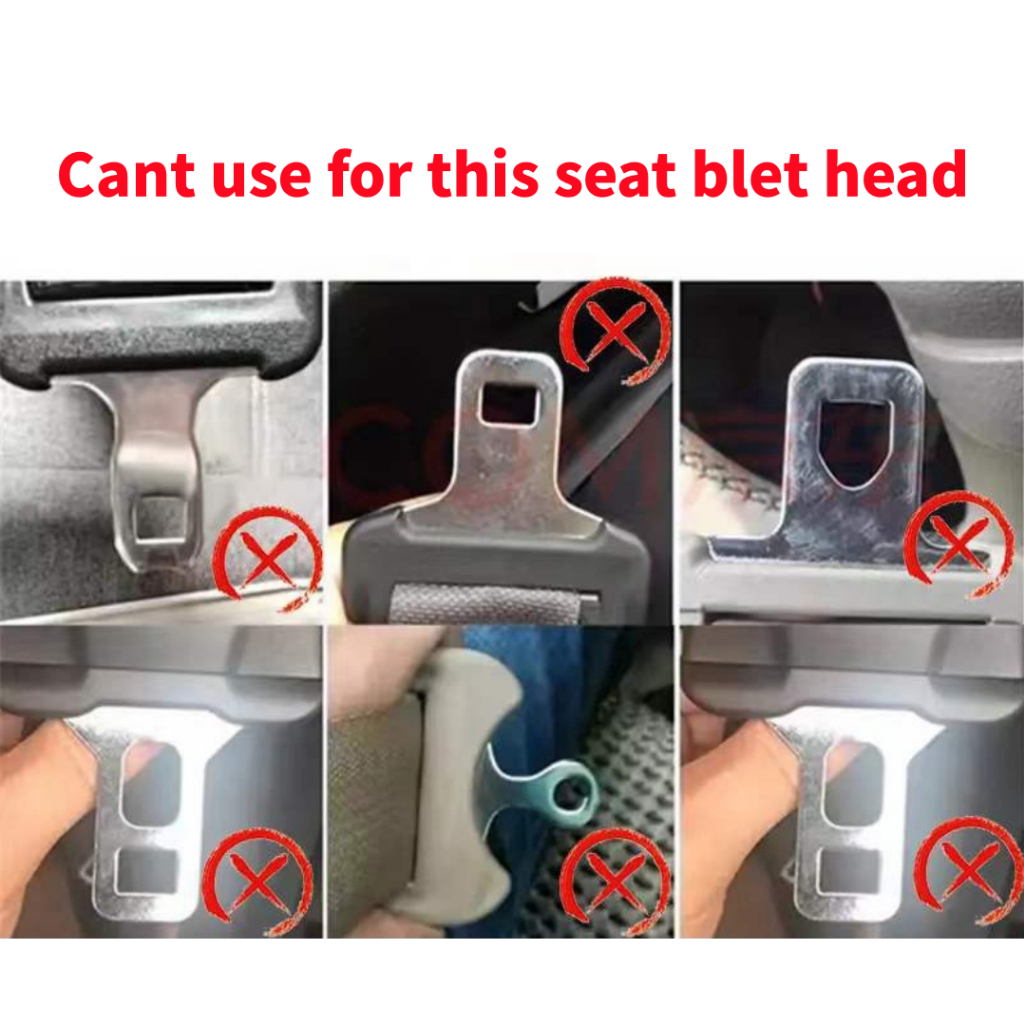 BMW Mitsubishi Ford Mazda Benz HAVAL Suzuki ความปลอดภัยของรถนิรภัยเข็มขัดนิรภัยเข็มขัดหัวเข็มขัด Alarm Canceler 1PCS - รูปที่ 2