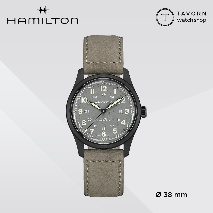 นาฬิกา Hamilton Khaki Field Titanium Auto 38mm รุ่น H70215880