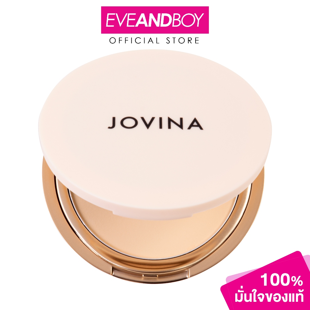 JOVINA - Smooth Skin Foundation Powder SPF 30 PA+++ โจวีน่า สมูท สกิน ฟาวเดชั่น พาวเดอร์ แป้งผสมรองพ