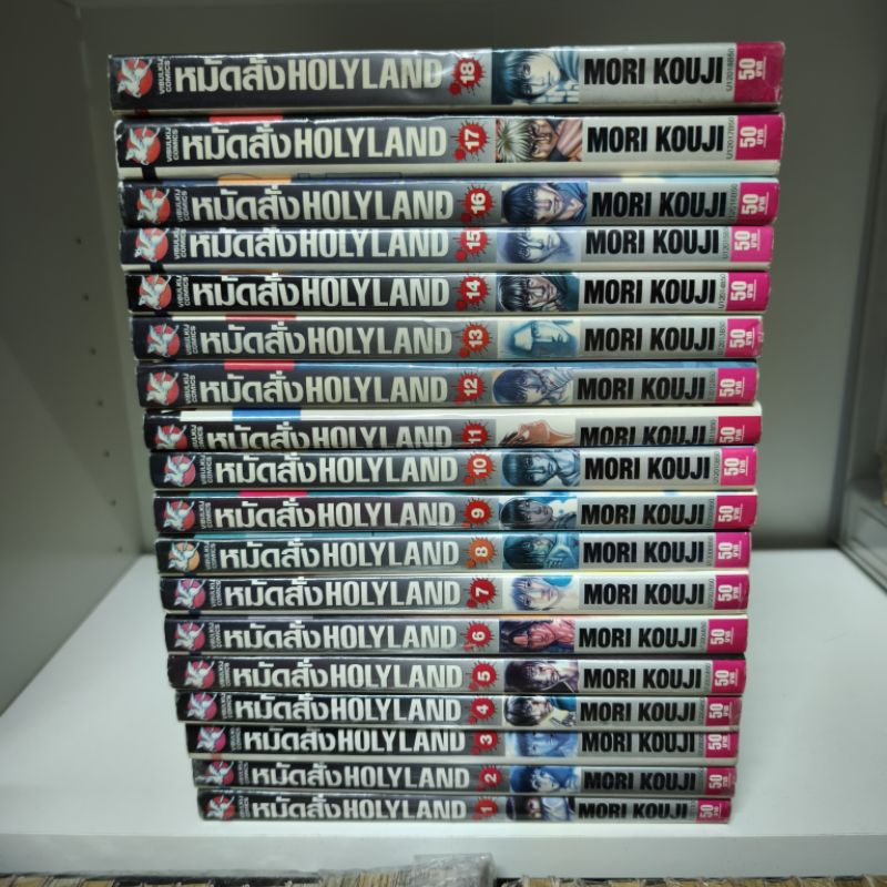 หนัง​สือการ์ตูน​ หมัดสั่ง holyland MORI KOUJI คนวาด เกาะคนตาย