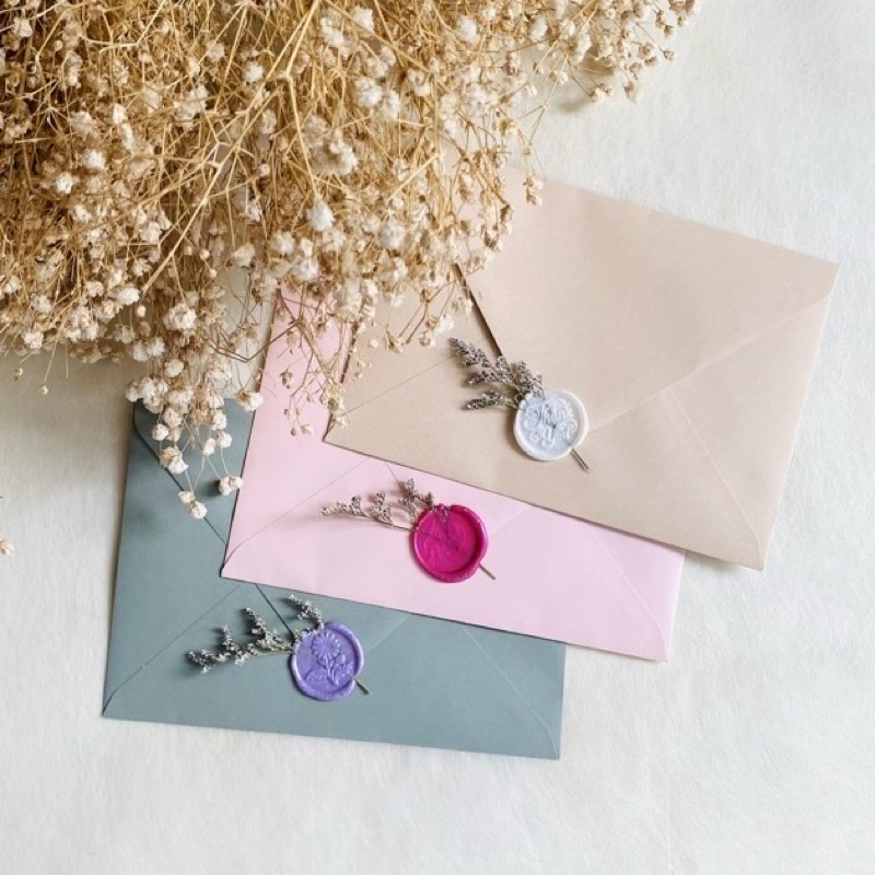 𝓁𝒾𝓁𝒾 #4 ตราประทับครั่งแซมแคสเปีย •ชมพูมุก•ม่วงมุก•ชมพู๊• waxseal
