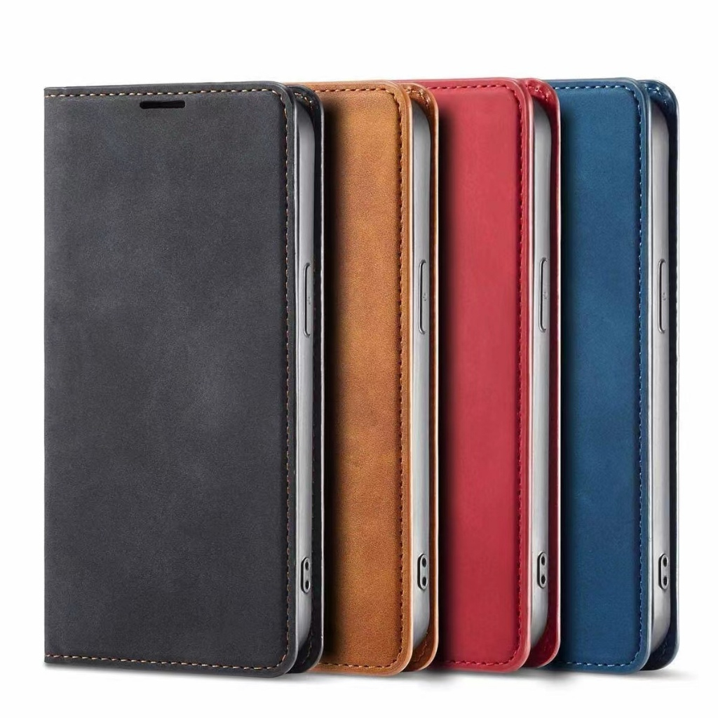 เคสฝาพับ สำหรับ iPhone 15 Pro Max 14 14Pro Max 13 13Pro max i12 12Pro max i11 11Pro max ใส่บัตร ตั้งได้