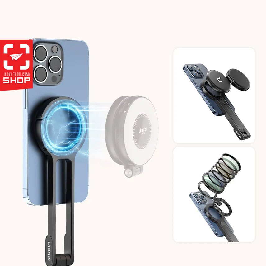 ขาตั้งสมาร์ทโฟน Ulanzi - MA30 Carabiner-Mounted Phone Tripod M030