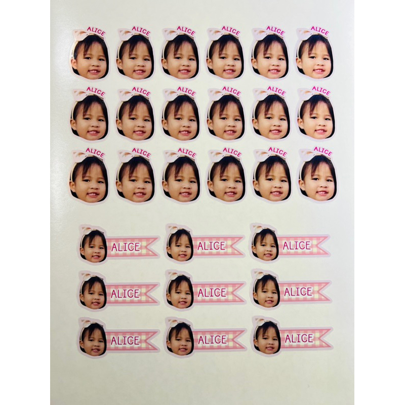 สติกเกอร์ติดของใช้นักเรียนกันน้ำ