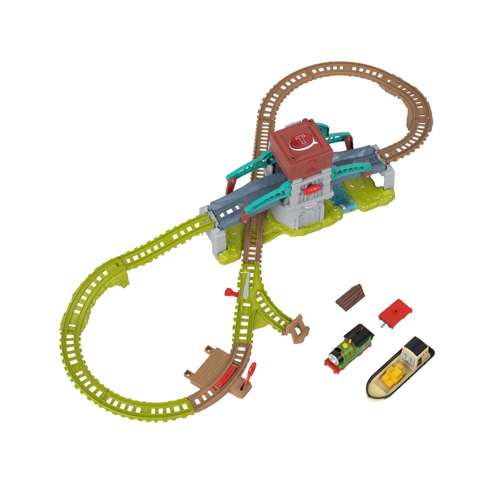 Thomas & Friends Talking Bulstrode & Which-Way Bridge โทมัสแอนด์เฟรนด์ เพลย์เซตทอล์คกิ้งบัลสโตรด & สะพานวิชเวย์ HWY23 CH — صورة 4