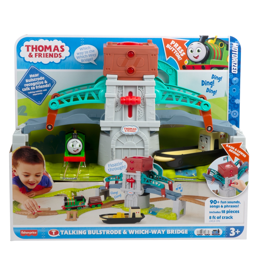 Thomas & Friends Talking Bulstrode & Which-Way Bridge โทมัสแอนด์เฟรนด์ เพลย์เซตทอล์คกิ้งบัลสโตรด & สะพานวิชเวย์ HWY23 CH — صورة 2