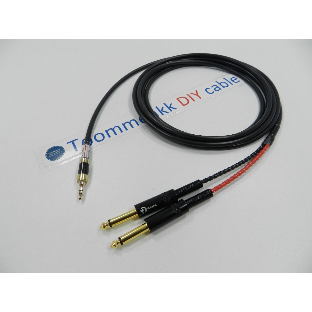 สายสัญญาณเสียงรุ่นเล็ก AUX Canare L-4E5AT Mini3.5 Carbon Kevlar to 6.35 Ts (Mono L-R)