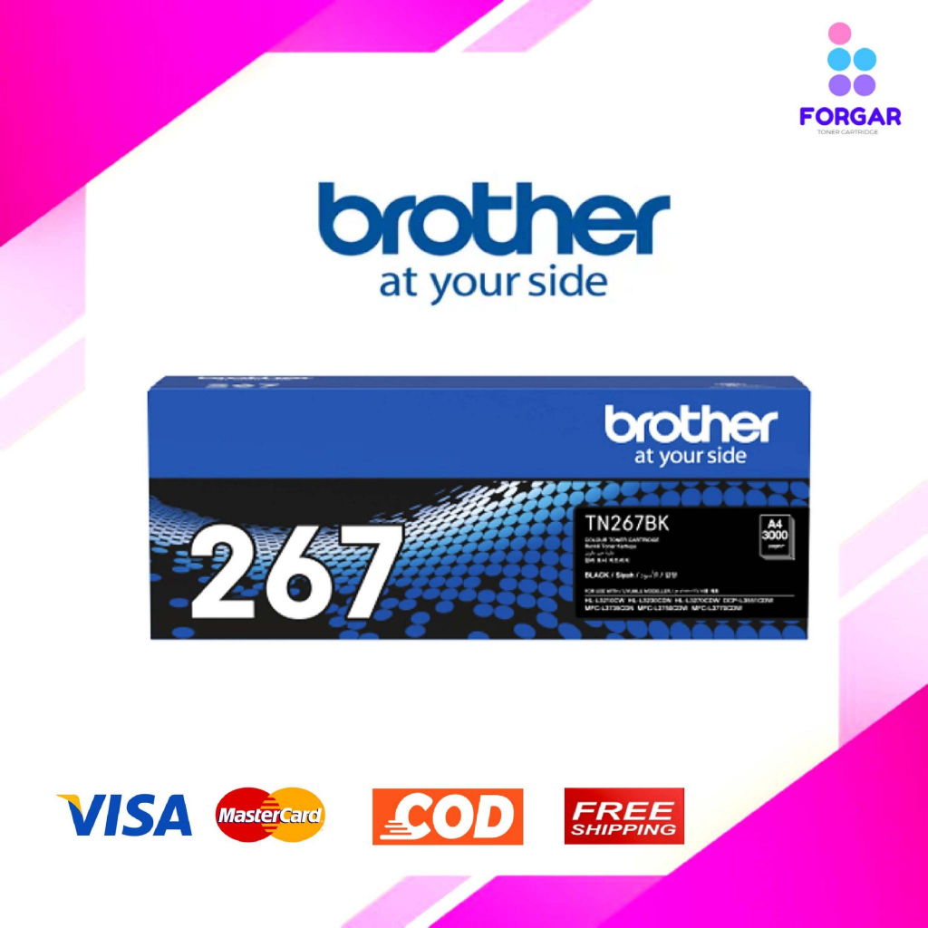 Brother TN-267 หมึกโทนเนอร์  ของแท้ (ปริมาณการพิมพ์ 3,000 – 2,300 หน้า)