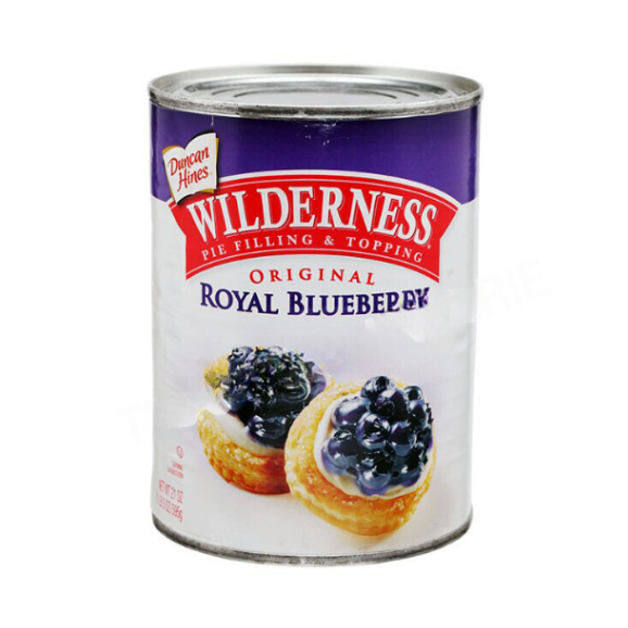 บลูเบอรี่กระป๋อง ตราวิลเดอร์เนส ขนาด 595 กรัม (Blueberry Wilderness)