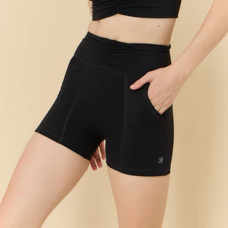 Healthyattitude.bkk - Ruched Active Shorts กางเกงขาสั้นรูดเอว
